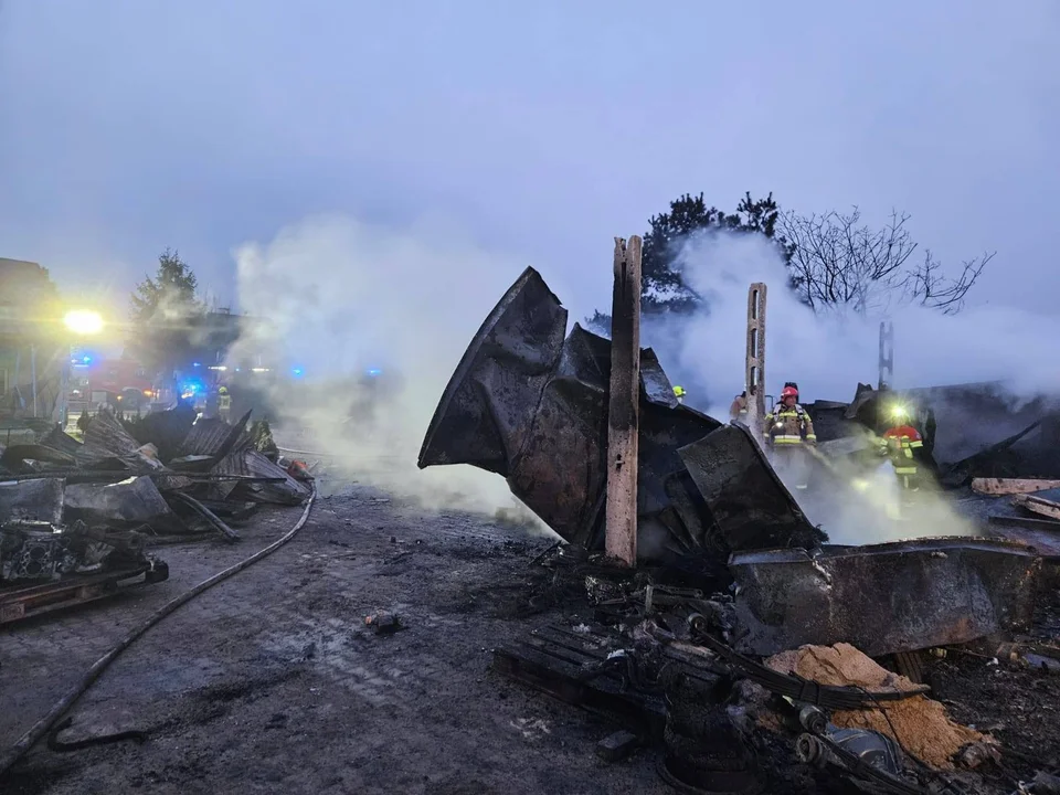 Pożar w Rzemieniu 08.02.2025