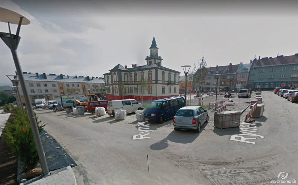 Rynki w podkarpackich miastach z Google Street View