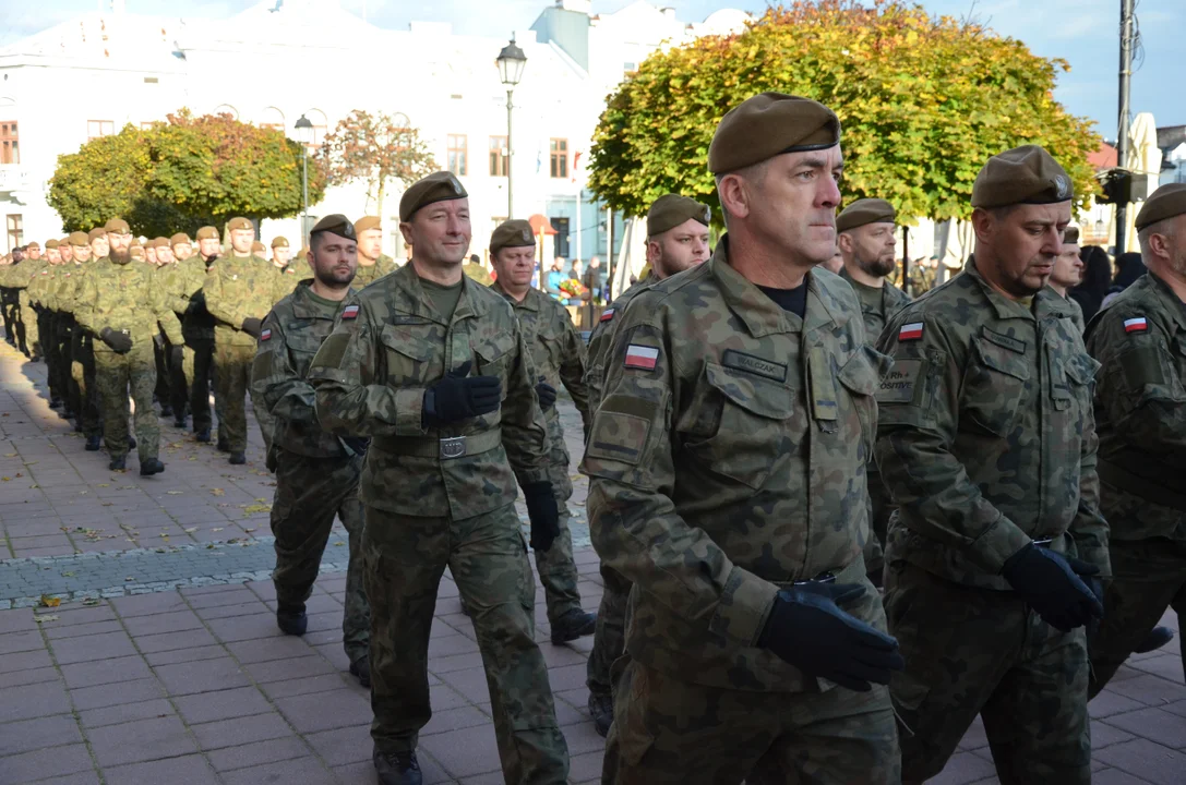 Uroczysta przysięga terytorialsów z Podkarpacia