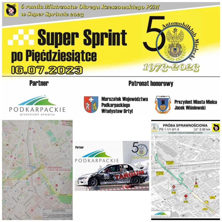 Super Sprint już w niedzielę 16 lipca w Mielcu - tego dnia czeka nas zmiana organizacji ruchu [ZDJĘCIA] - Zdjęcie główne