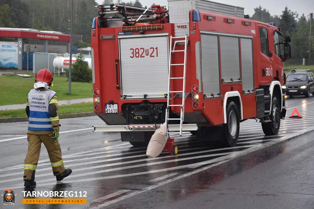 Wypadek w Nowej Dębie