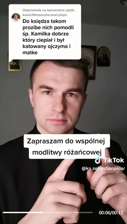 Ksiądz Sebastian Picur po śmierci małego Kamilka