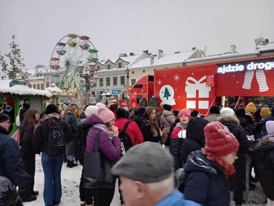 Świąteczna ciężarówka Coca-Coli odwiedziła Rzeszów