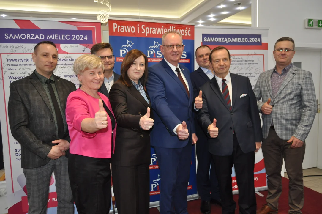 Spotkanie kandydatów Prawa i Sprawiedliwości w Mielcu