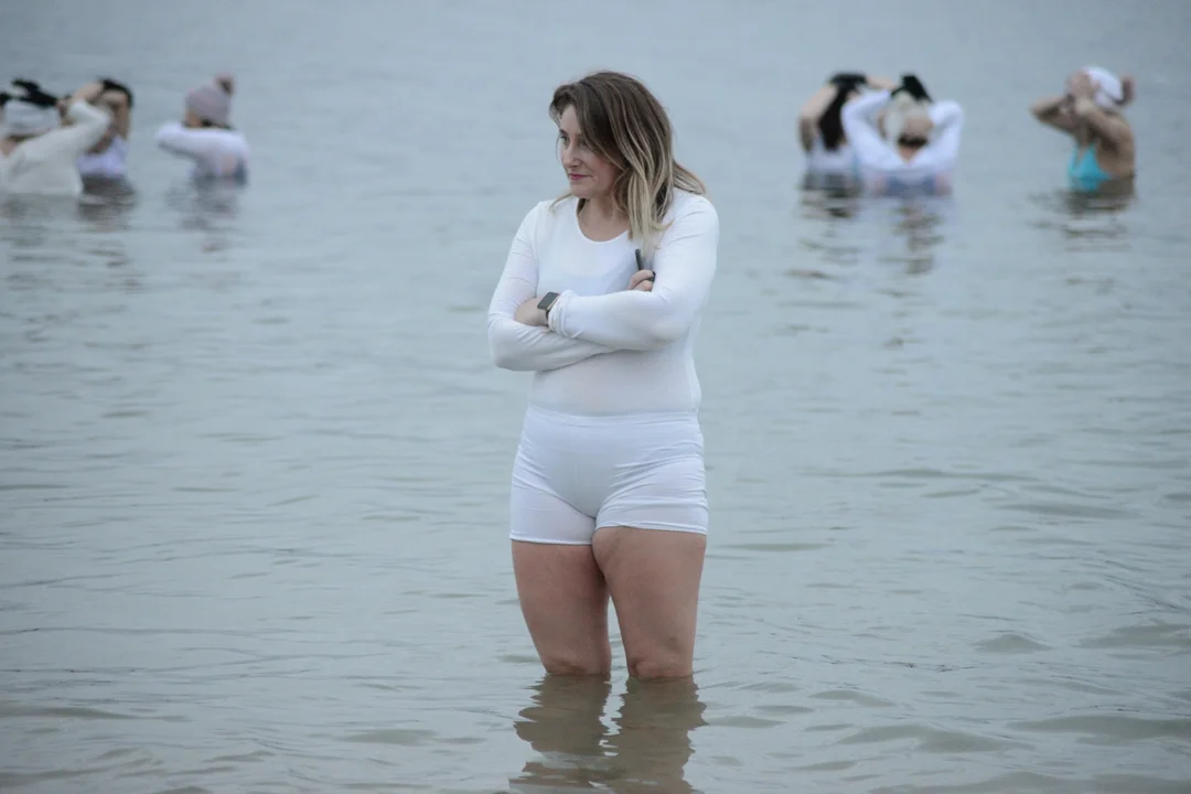 "Jezioro Aniołów" w lutym. Zobaczcie zdjęcia z plaży Jeziora Tarnobrzeskiego