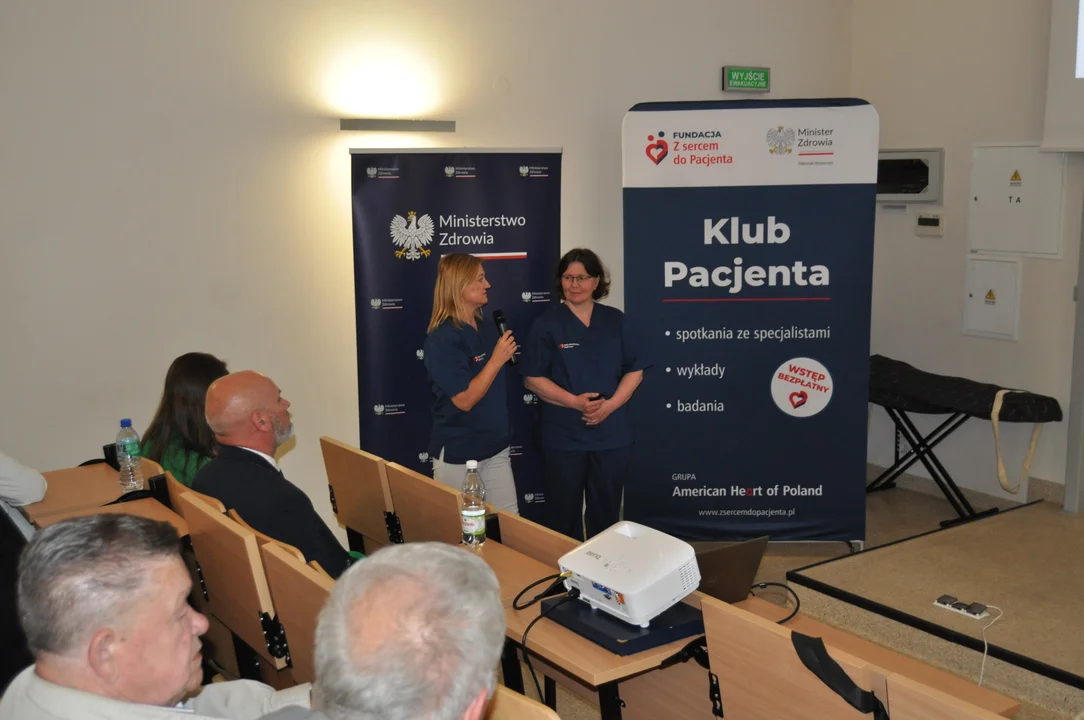 Profilaktyka zdrowia, spotkanie w Klubie Pacjenta w Mielcu