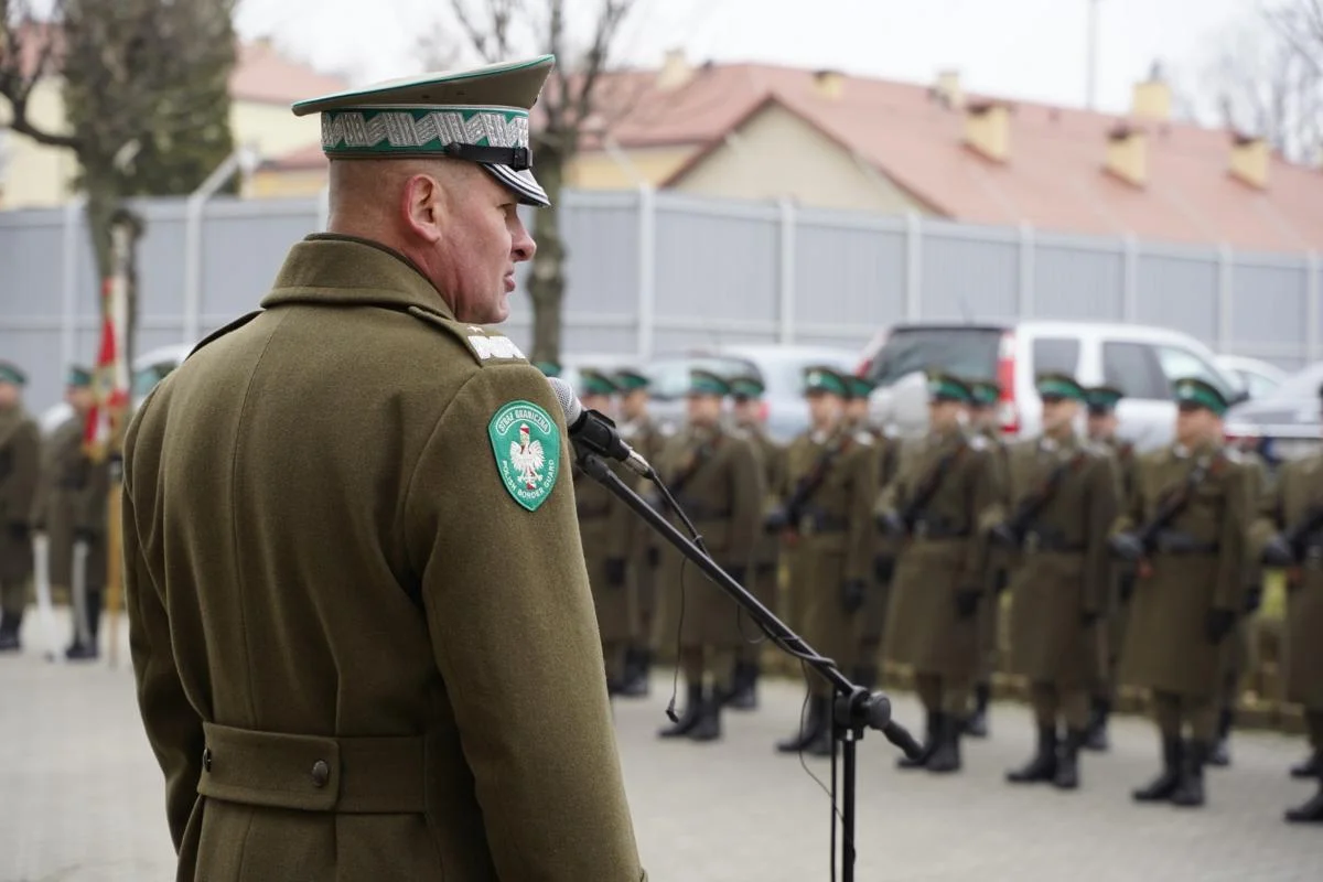 Uroczyste powitanie gen. bryg. SG Andrzeja Popko