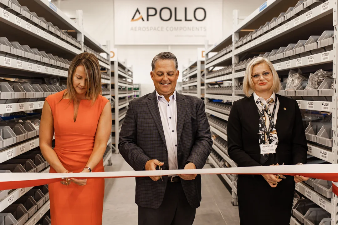 Firma Apollo świętowała nowe otwarcie hali w Mielcu. To lider w dystrybucji lotniczych komponentów [ZDJĘCIA] - Zdjęcie główne