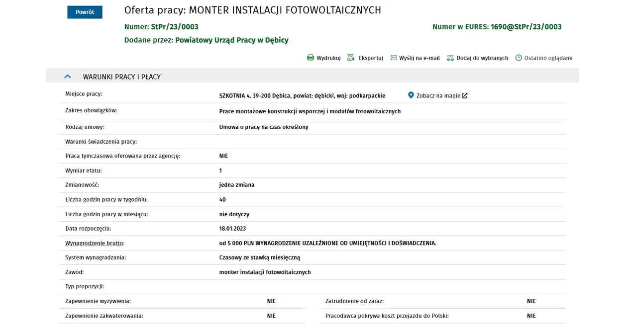 Praca na Podkarpaciu. Są oferty z wynagrodzeniem powyżej 5 tysięcy złotych brutto