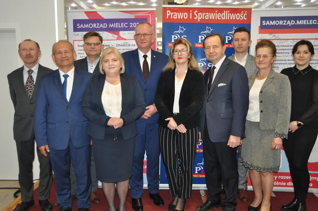 Spotkanie kandydatów Prawa i Sprawiedliwości w Mielcu