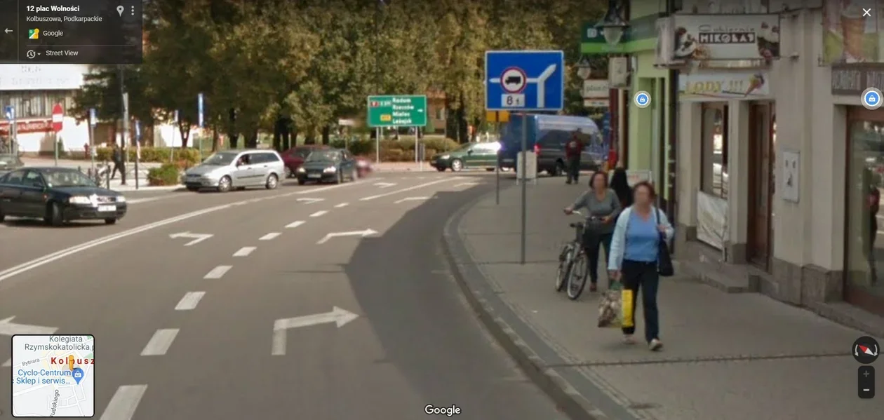 Mieszkańcy Podkarpacia na zdjęciach Google Street View