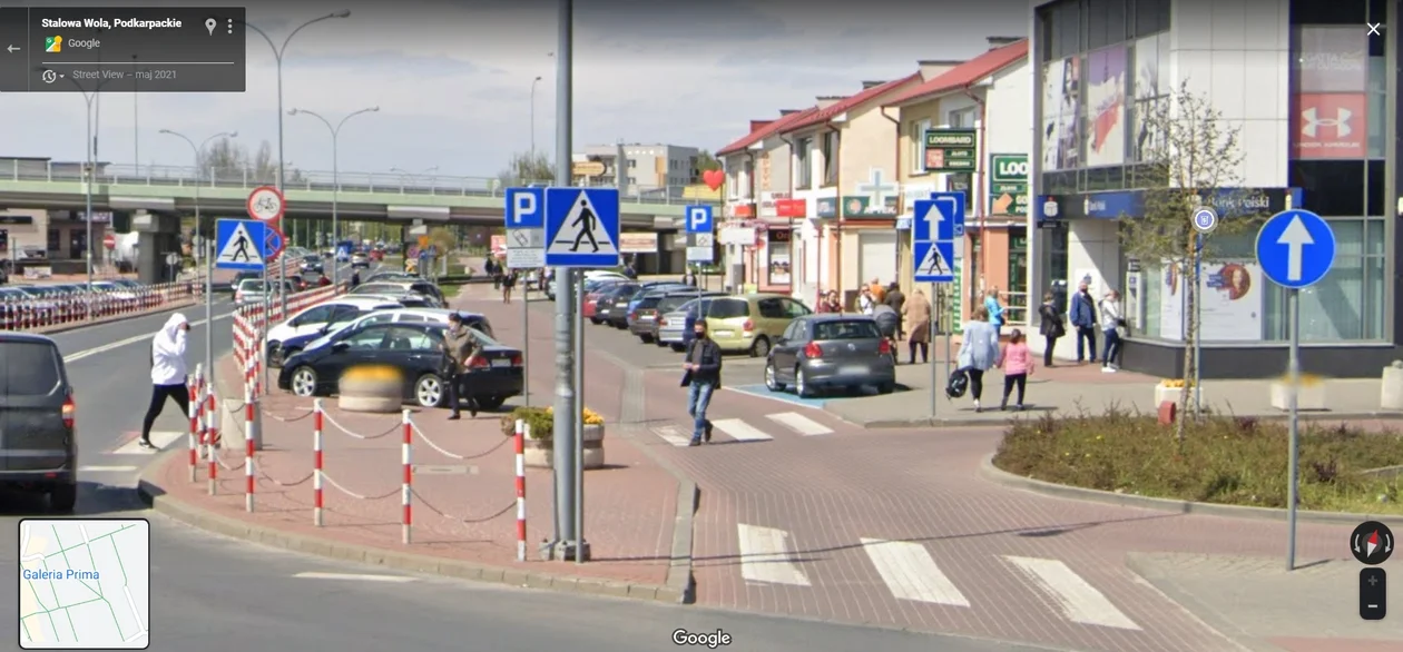 Google Street View 2021 - zdjęcia ze Stalowej Woli, Tarnobrzega i Grębowa