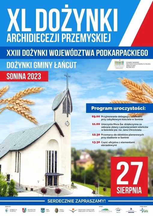 Imprezy na Podkarpaciu i w Sandomierzu - weekend 25-27 sierpnia