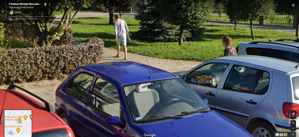 Google Street View - zdjęcia z 2021 roku z Tarnobrzega