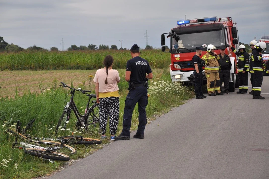 W wypadku ucierpiał rowerzysta