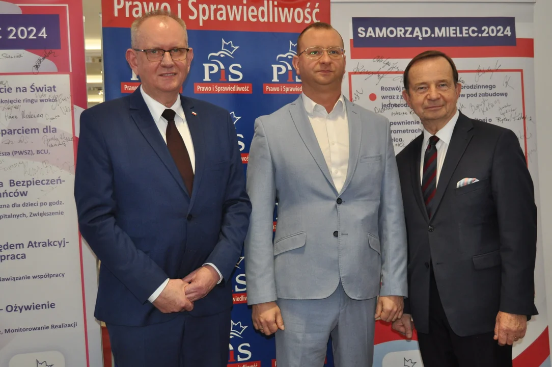 Spotkanie kandydatów Prawa i Sprawiedliwości  w Mielcu