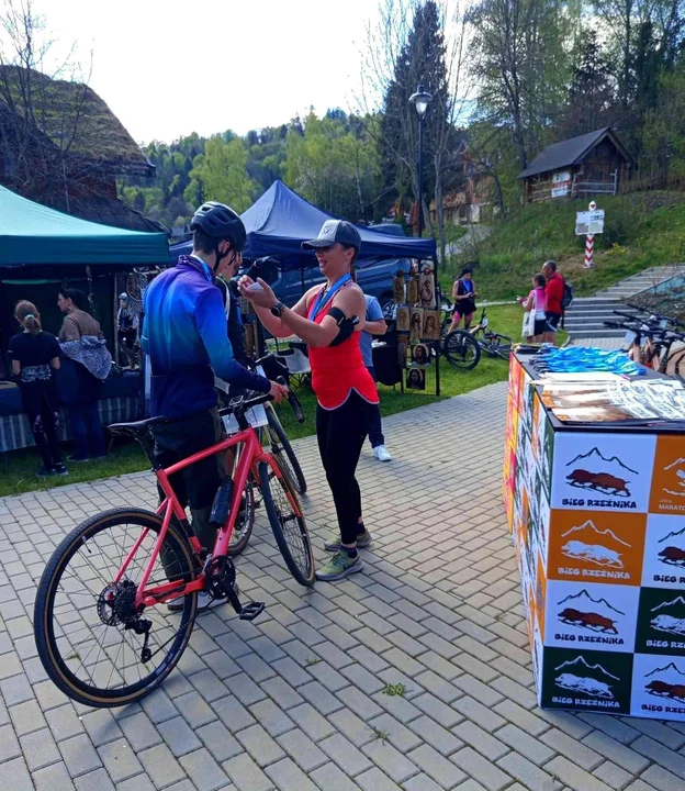 Bieszczadzki Festiwal Rowerowy w Cisnej. Meta
