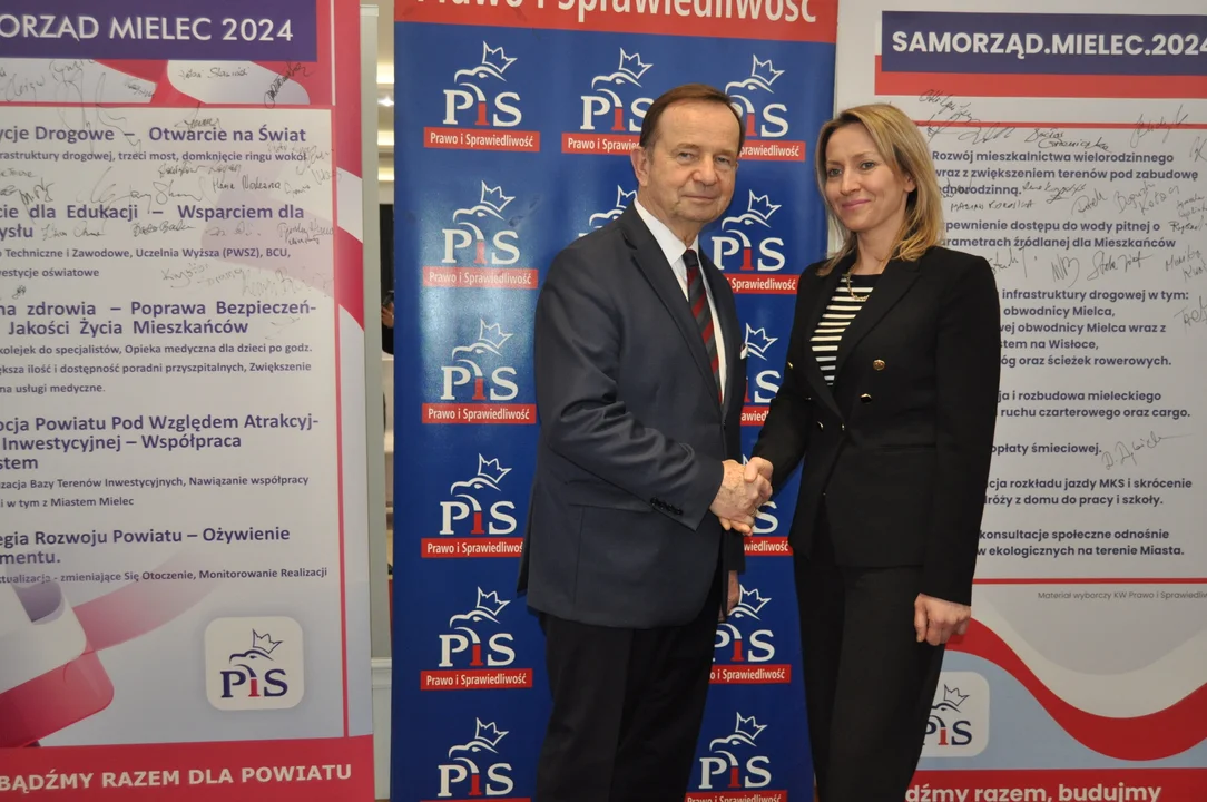 Spotkanie kandydatów Prawa i Sprawiedliwości w Mielcu