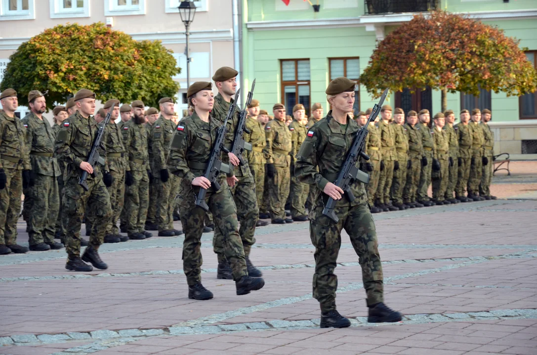 Uroczysta przysięga terytorialsów z Podkarpacia