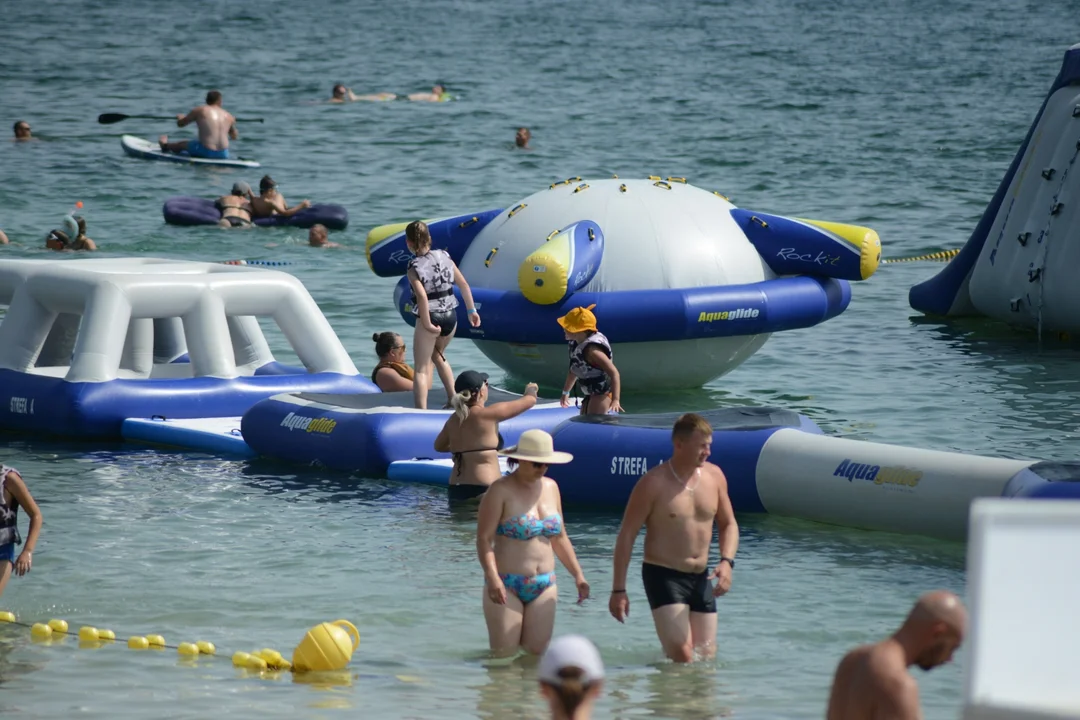 Tłumy nad Jeziorem Tarnobrzeskim - zobacz zdjęcia z sobotniego plażowania