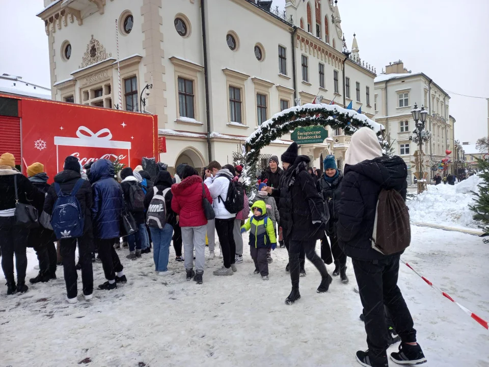 Świąteczna ciężarówka Coca-Coli odwiedziła Rzeszów