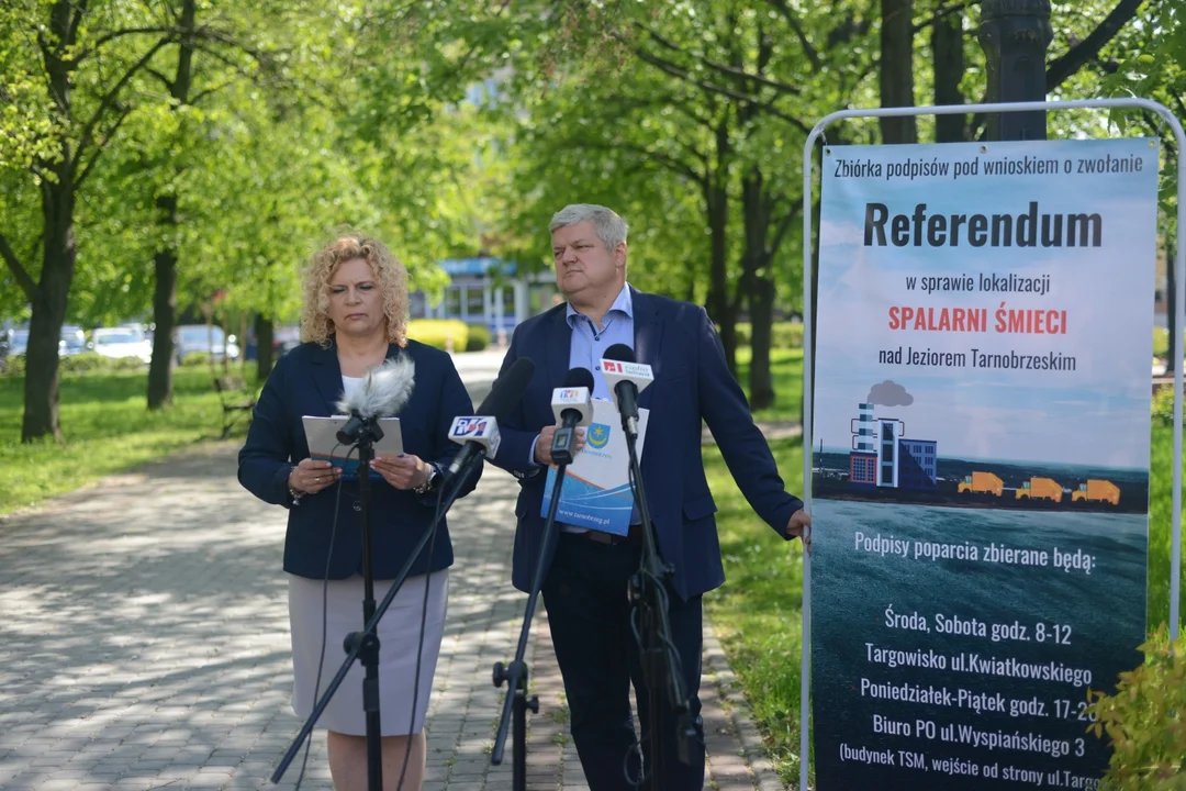 Rusza akcja zbierania podpisów pod wnioskiem o referendum ws. lokalizacji spalarni odpadów nad Jeziorem Tarnobrzeskim