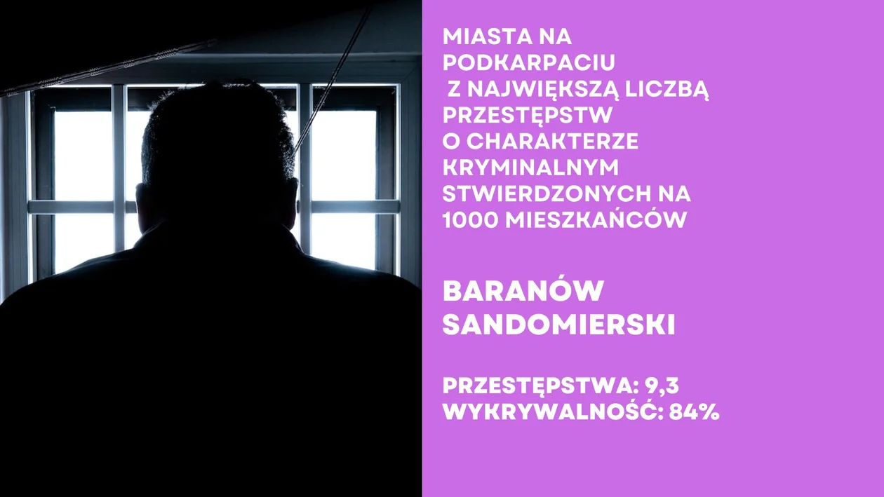 Miasta na Podkarpaciu - gdzie dochodzi do największej liczby przestępstw kryminalnych?