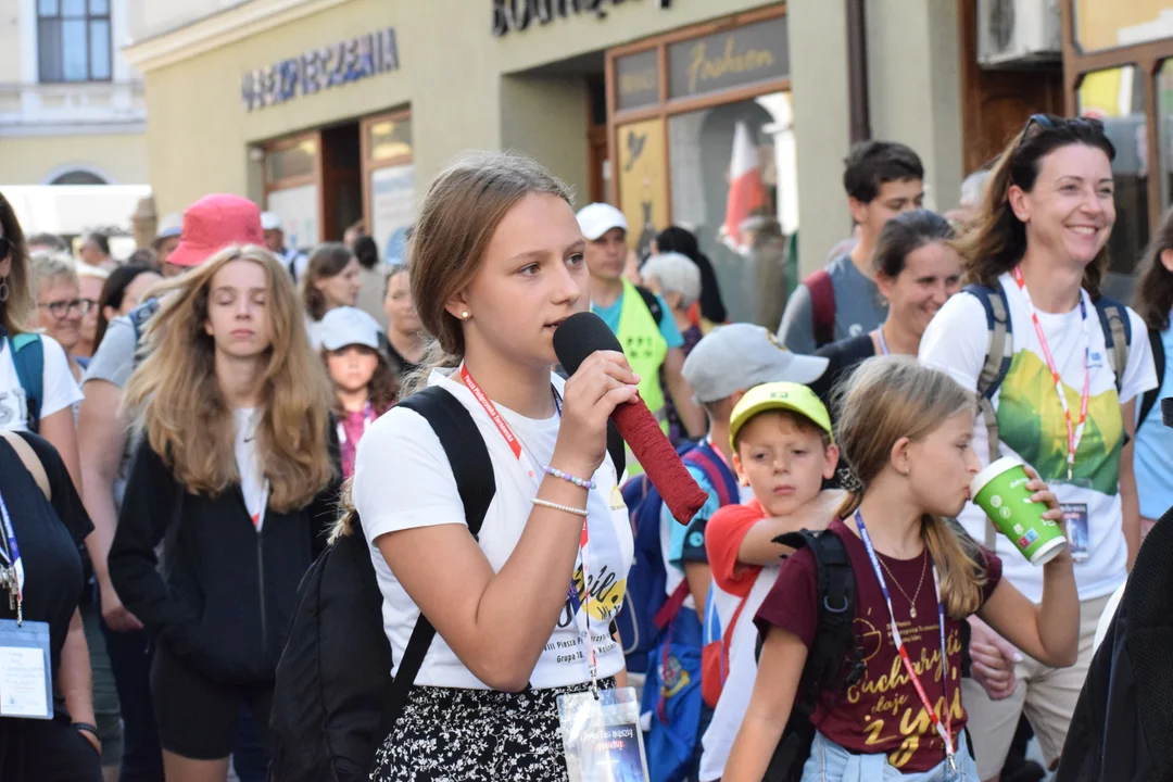 Wyjście Pielgrzymki Tarnowskiej z Tarnowa