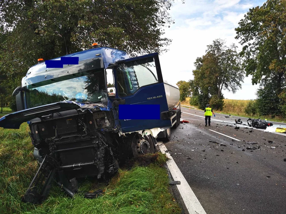 Wypadek na DK numer 94. Nie żyje motocyklista