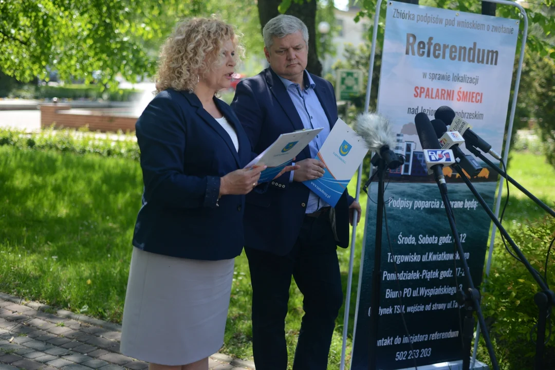 Rusza akcja zbierania podpisów pod wnioskiem o referendum ws. lokalizacji spalarni odpadów nad Jeziorem Tarnobrzeskim