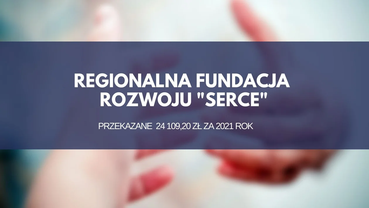 Przekazany 1 proc. podatku za 2021 rok - powiat kolbuszowski
