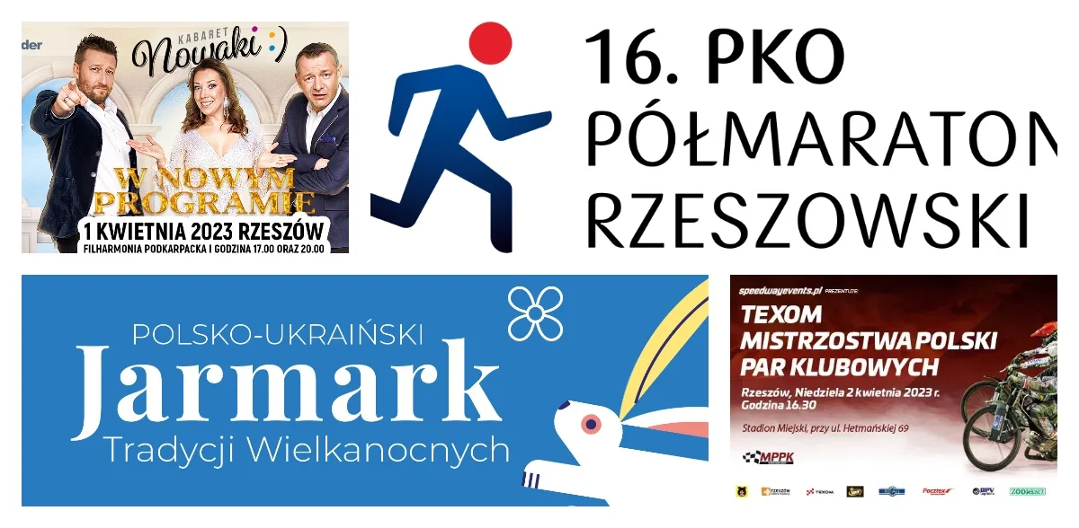 Co będzie się działo w weekend w Rzeszowie? Zobaczcie listę wszystkich wydarzeń od 31 marca do 2 kwietnia [ZDJĘCIA] - Zdjęcie główne