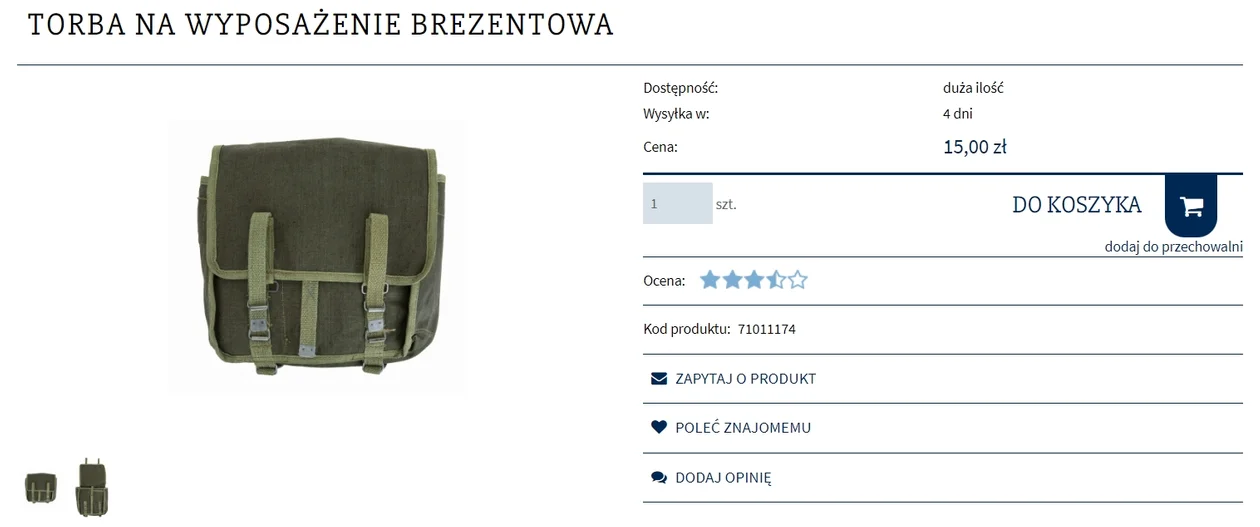 Rzeczy wprost z wojskowych magazynów i to po promocyjnych cenach. Co możesz kupić od armii?