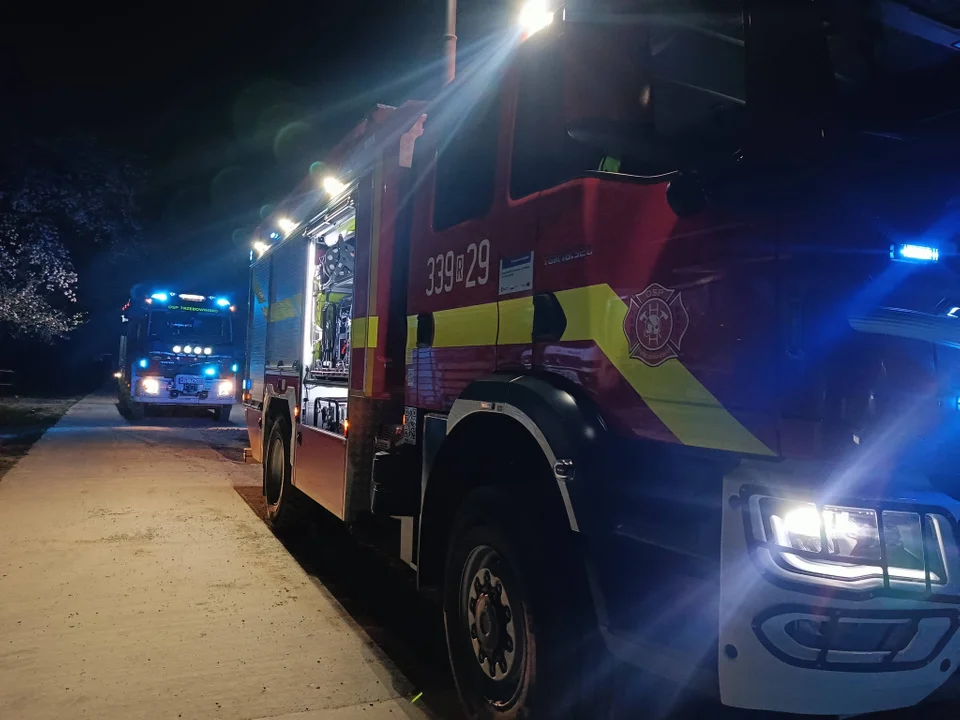 Pożar pod Rzeszowem