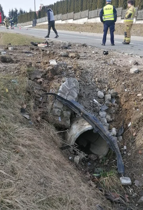 Makabrycznie wyglądający wypadek w Czaszynie. Zobacz nagranie i zdjęcia