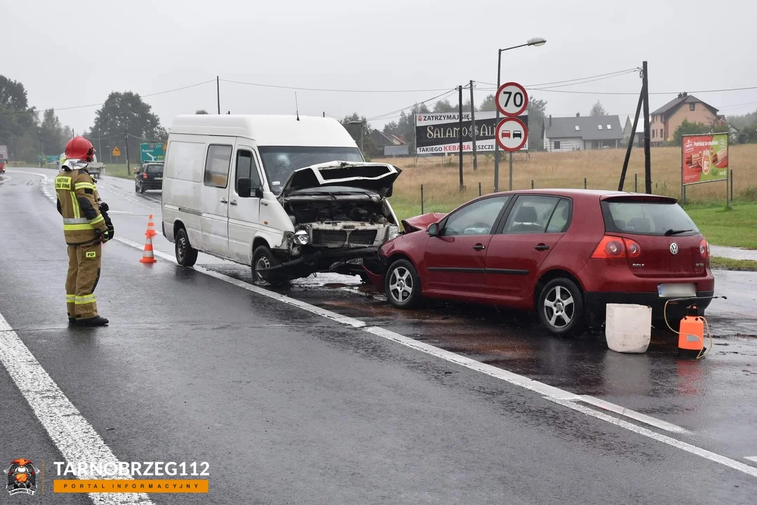 Wypadek w Nowej Dębie