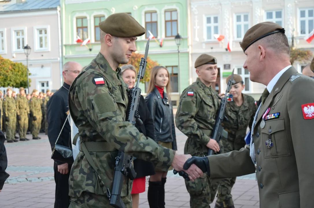 Uroczysta przysięga terytorialsów z Podkarpacia