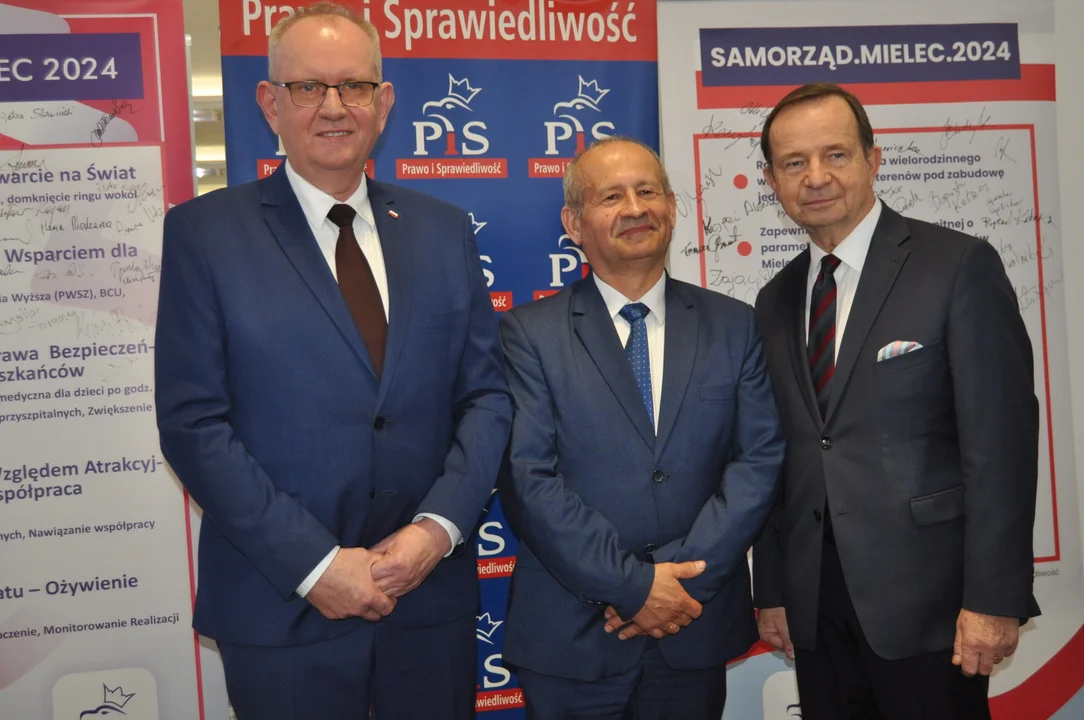 Spotkanie kandydatów Prawa i Sprawiedliwości  w Mielcu