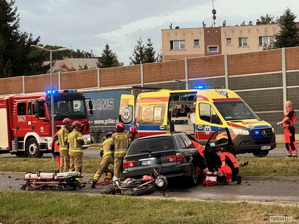 Wypadek w Krośnie