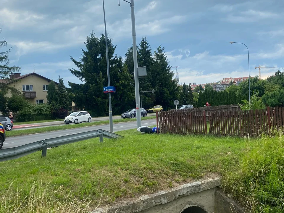 Wypadek na alei Niepodległości w Rzeszowie