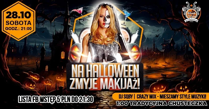 Halloween, imprezy klubowe, koncerty i różne wydarzenia na weekend na Podkarpaciu