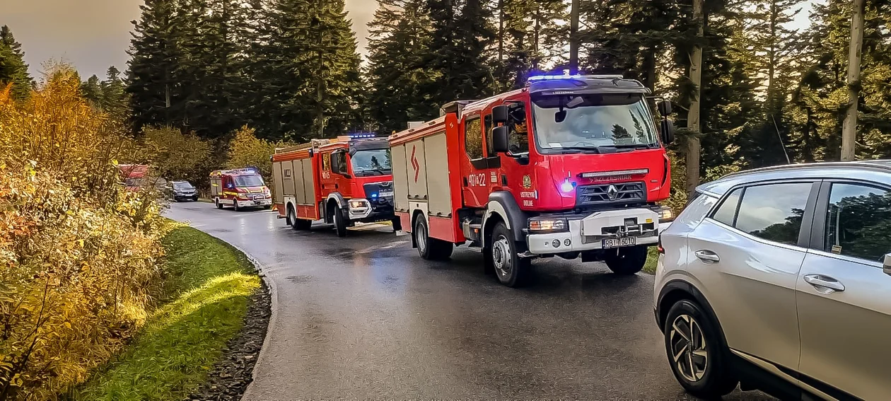 Wypadek w rejonie Arłamowa