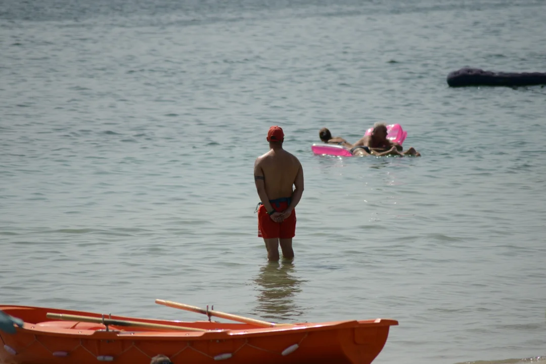 Tłumy nad Jeziorem Tarnobrzeskim - zobacz zdjęcia z sobotniego plażowania