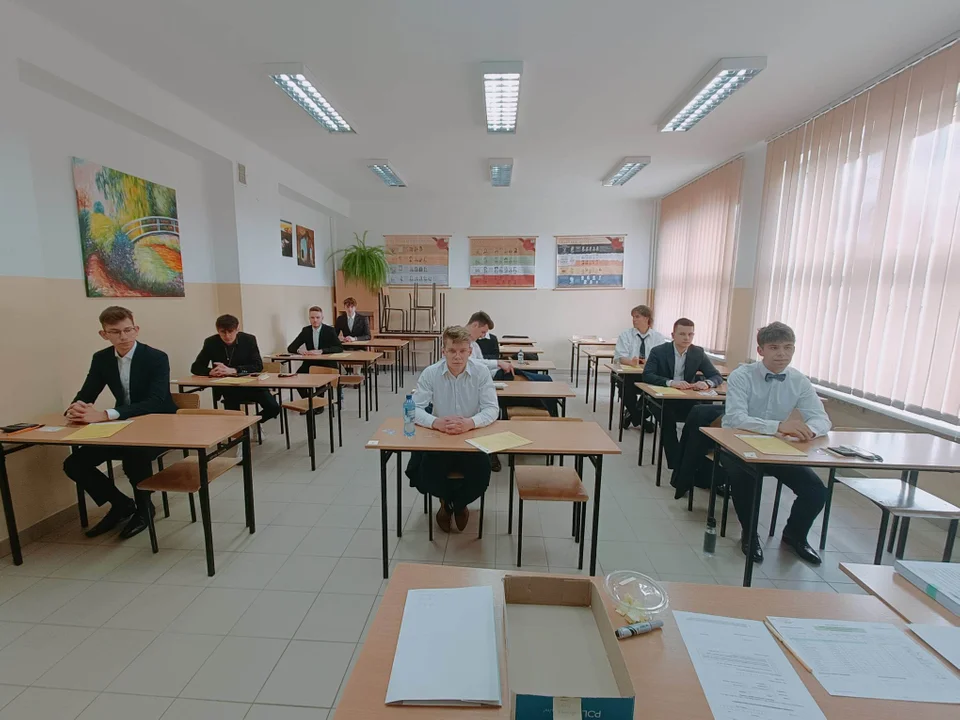 Matura z matematyki w ZST w Mielcu