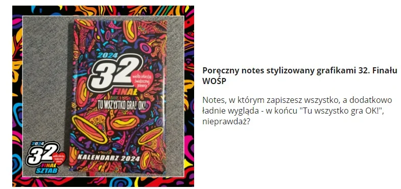 Notes - 32. Finał WOŚP