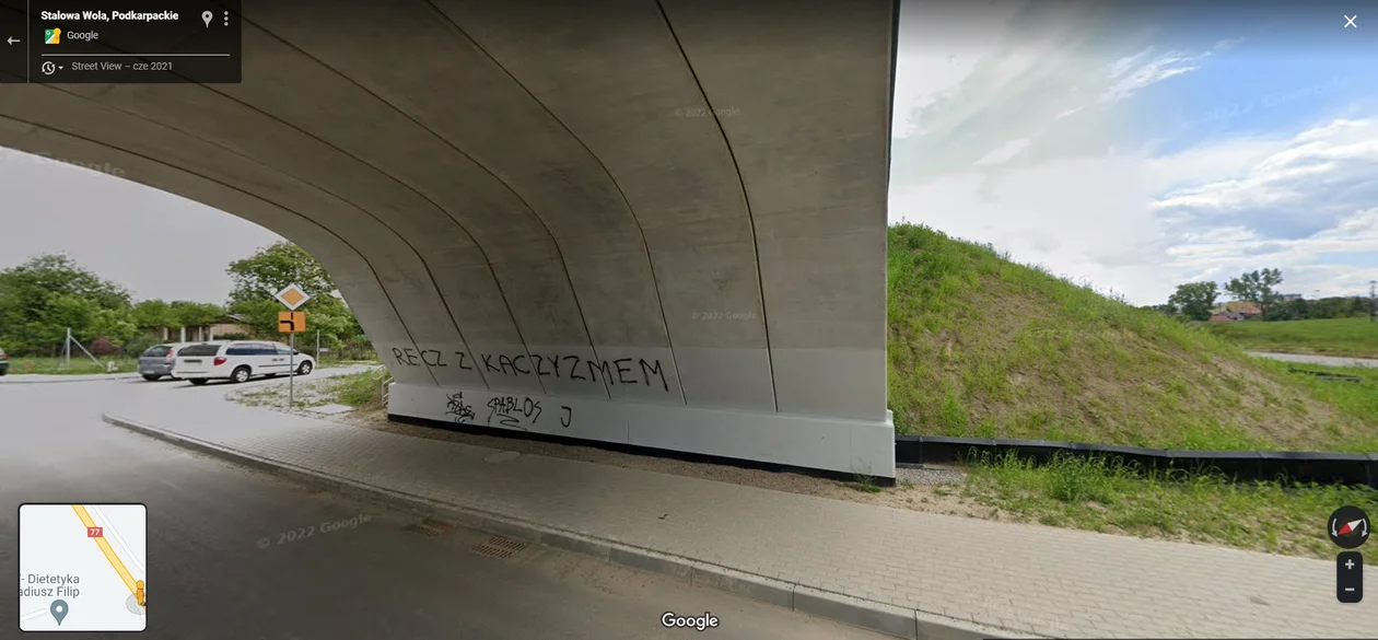 Google Street View 2021 - zdjęcia ze Stalowej Woli, Tarnobrzega i Grębowa