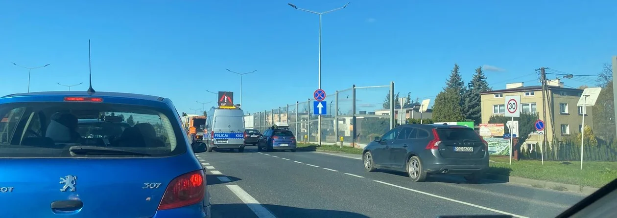 Wypadek na ulicy Krakowskiej w Rzeszowie