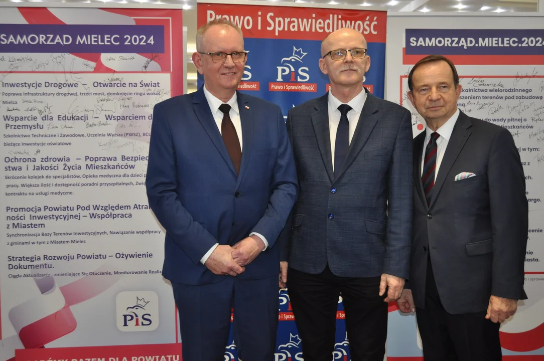 Spotkanie kandydatów Prawa i Sprawiedliwości  w Mielcu