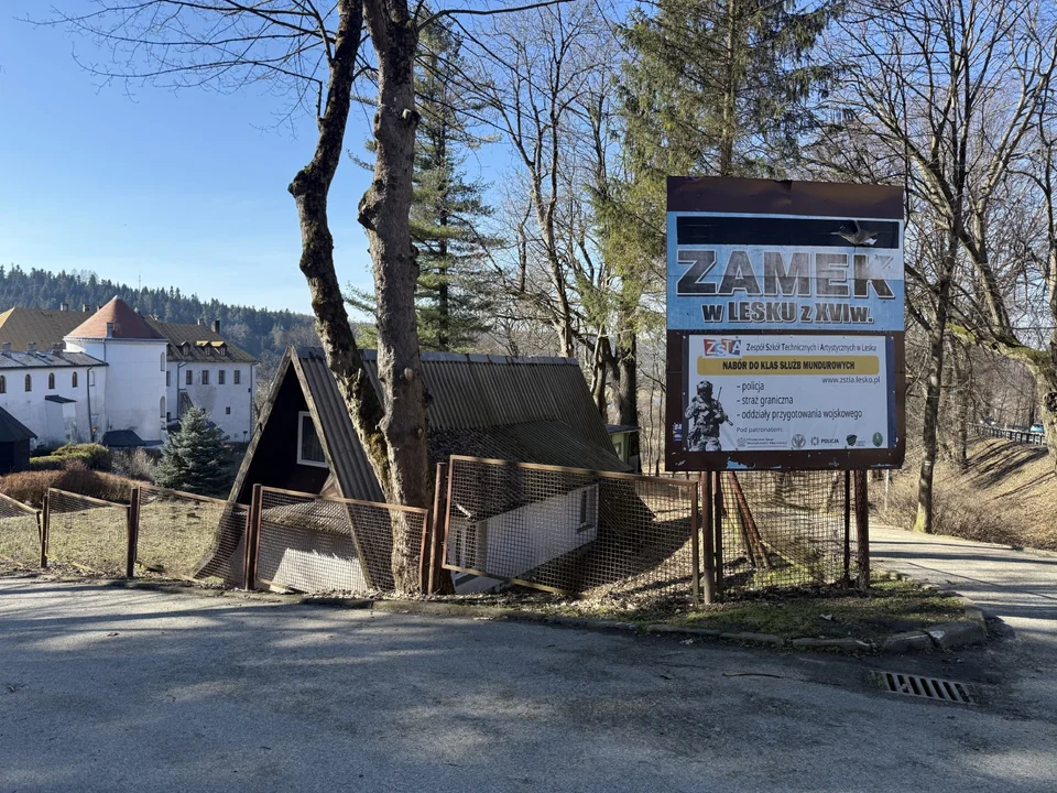 Zamek Kmitów w Lesku