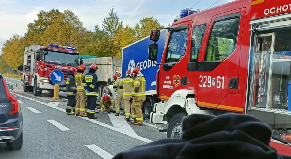 Wypadek w Głogowie Małopolskim 14.09.2022